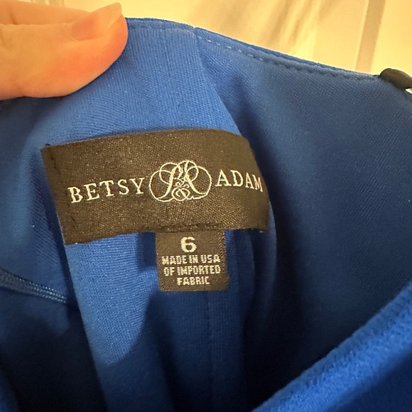 Betsy Adam stunning cobalt blue sweetheart neckline formal dress size 6 - Picture 5 of 5